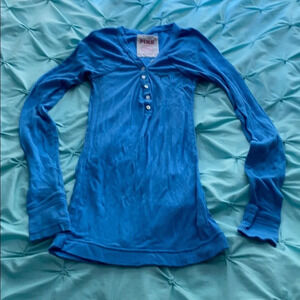 Phi Beta Pink Blue Long Sleeved Thermal Size M